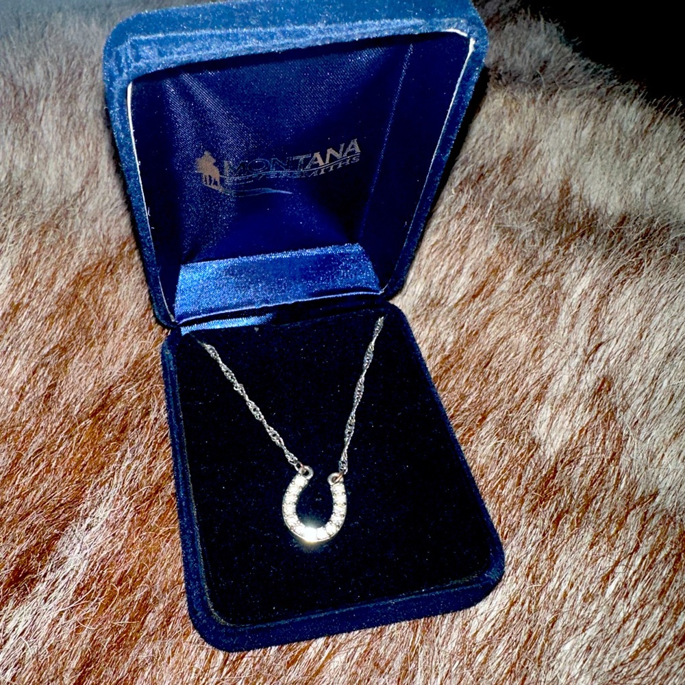 Montana Sterling Silversmith Horse Shoe Necklace
